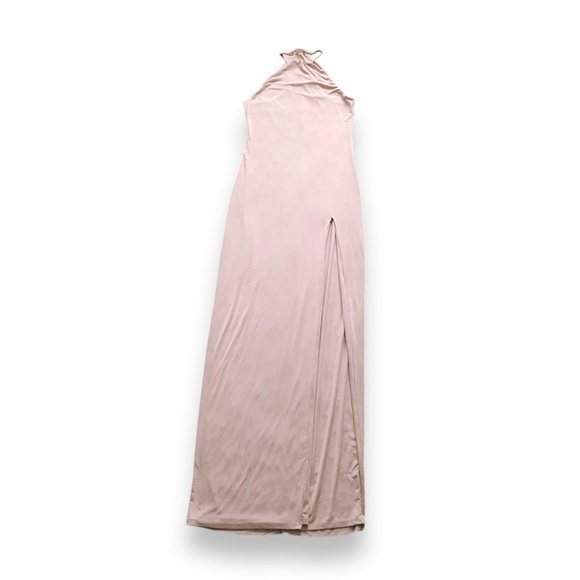 NBD Pinot Gown Maxi High Slit Blush Pink NWT Size Medium - Picture 3 of 7